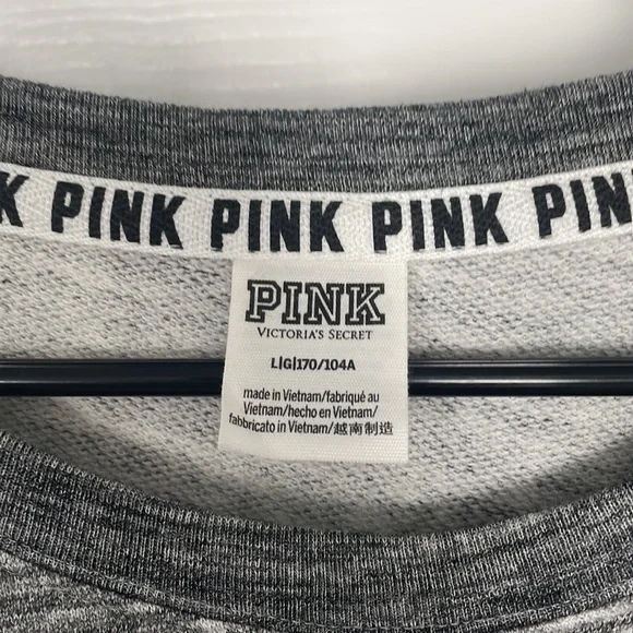 VS Pink Oversized Crewneck Sweatshirt - Picture 2 of 2